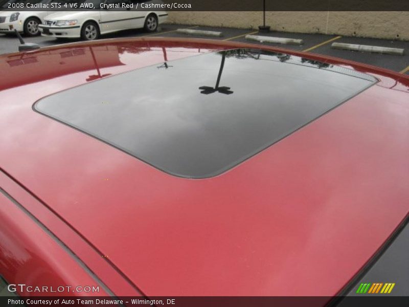 Crystal Red / Cashmere/Cocoa 2008 Cadillac STS 4 V6 AWD