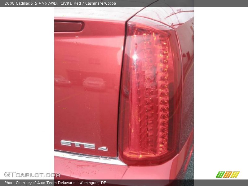 Crystal Red / Cashmere/Cocoa 2008 Cadillac STS 4 V6 AWD