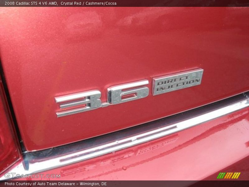 Crystal Red / Cashmere/Cocoa 2008 Cadillac STS 4 V6 AWD