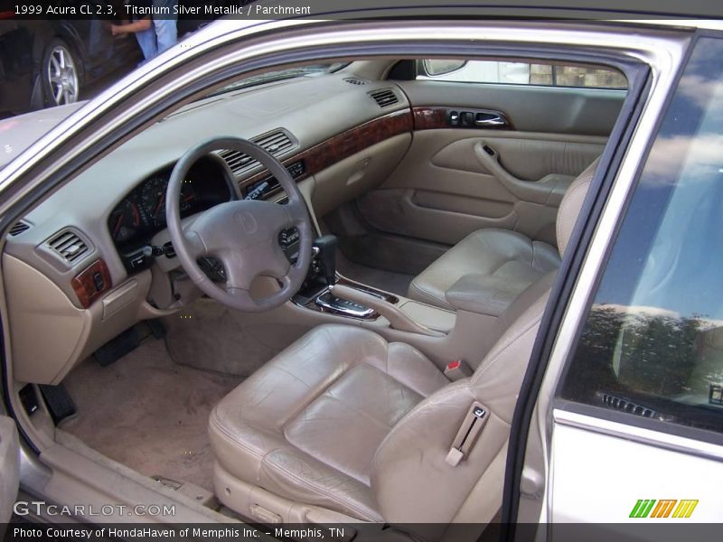 Titanium Silver Metallic / Parchment 1999 Acura CL 2.3