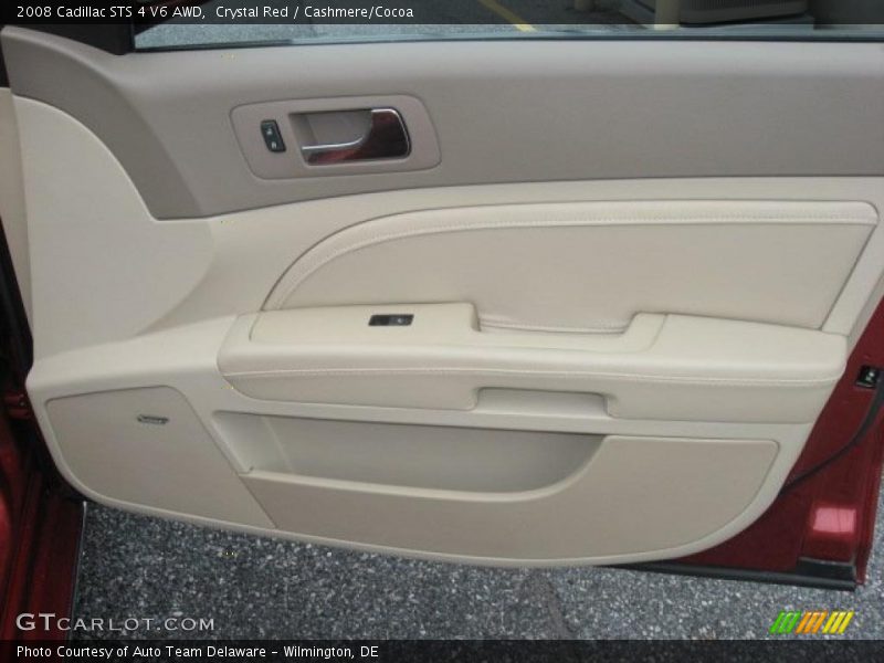 Crystal Red / Cashmere/Cocoa 2008 Cadillac STS 4 V6 AWD