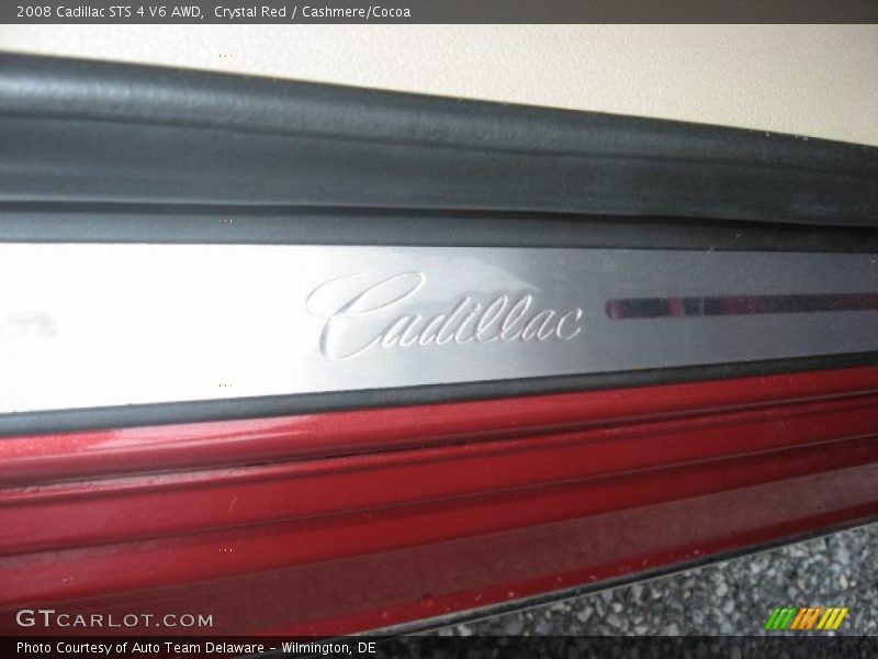 Crystal Red / Cashmere/Cocoa 2008 Cadillac STS 4 V6 AWD