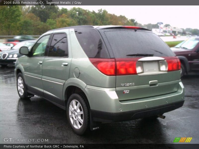 Sagemist Metallic / Gray 2006 Buick Rendezvous CX