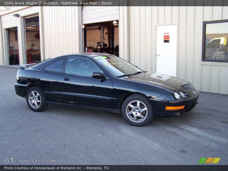 Nighthawk Black Pearl / Ebony 2001 Acura Integra GS-R Coupe