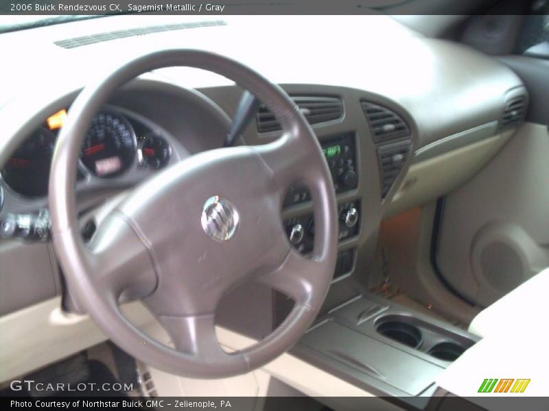 Sagemist Metallic / Gray 2006 Buick Rendezvous CX