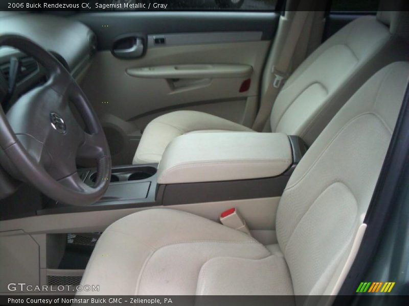 Sagemist Metallic / Gray 2006 Buick Rendezvous CX