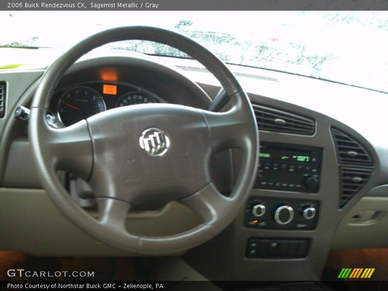 Sagemist Metallic / Gray 2006 Buick Rendezvous CX