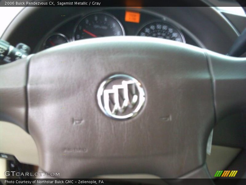 Sagemist Metallic / Gray 2006 Buick Rendezvous CX
