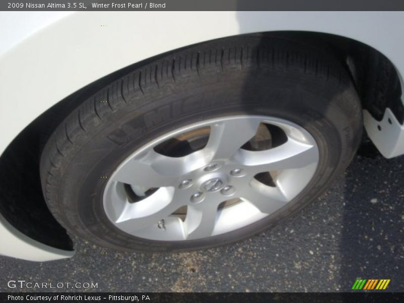 Winter Frost Pearl / Blond 2009 Nissan Altima 3.5 SL