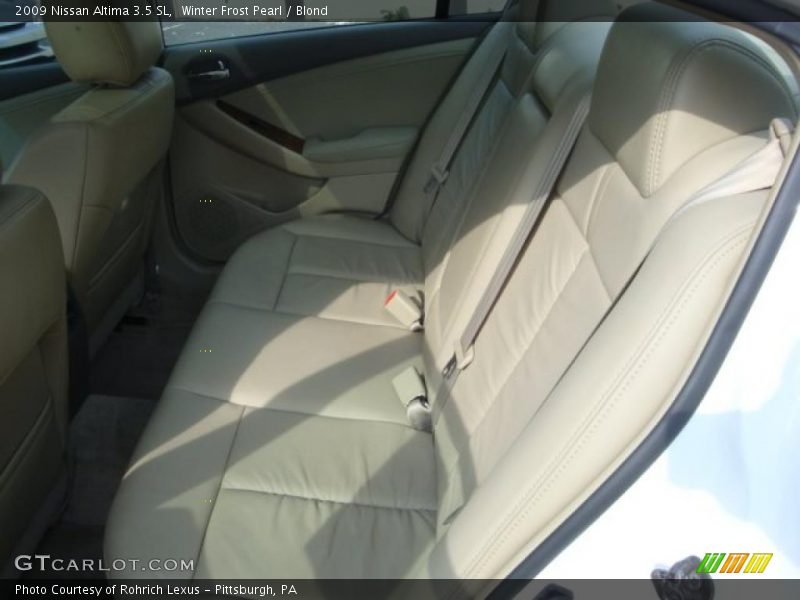 Winter Frost Pearl / Blond 2009 Nissan Altima 3.5 SL