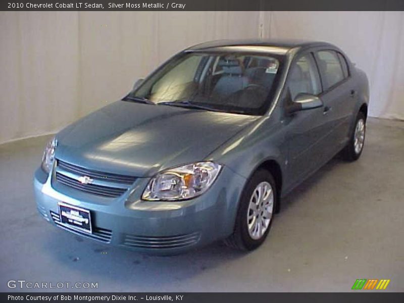 Silver Moss Metallic / Gray 2010 Chevrolet Cobalt LT Sedan