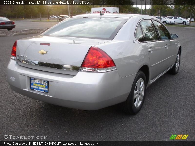Silverstone Metallic / Ebony Black 2008 Chevrolet Impala LS
