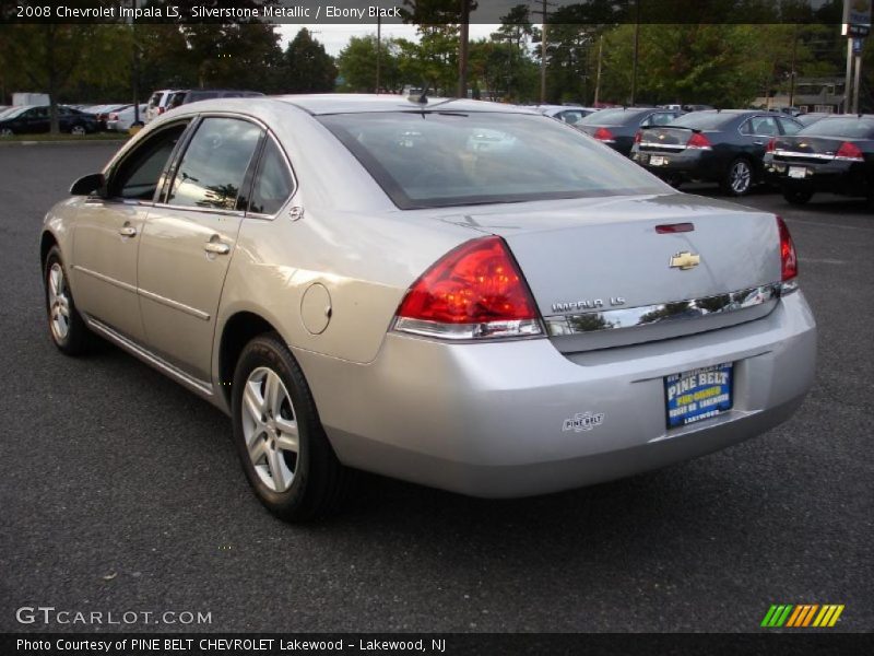 Silverstone Metallic / Ebony Black 2008 Chevrolet Impala LS