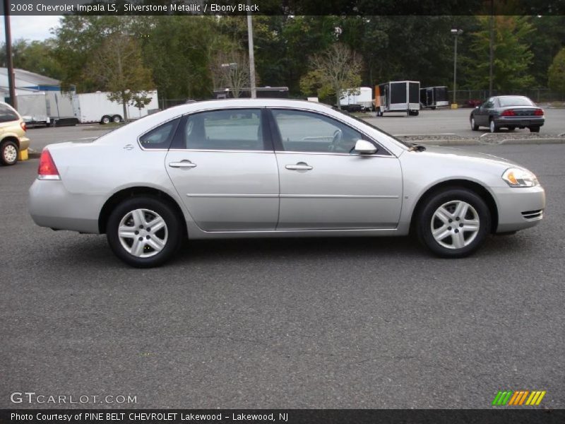 Silverstone Metallic / Ebony Black 2008 Chevrolet Impala LS
