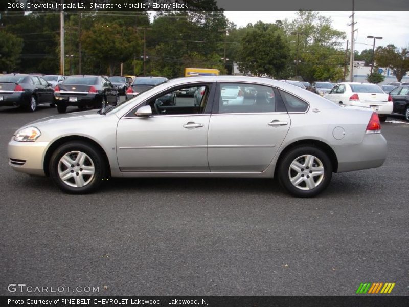 Silverstone Metallic / Ebony Black 2008 Chevrolet Impala LS