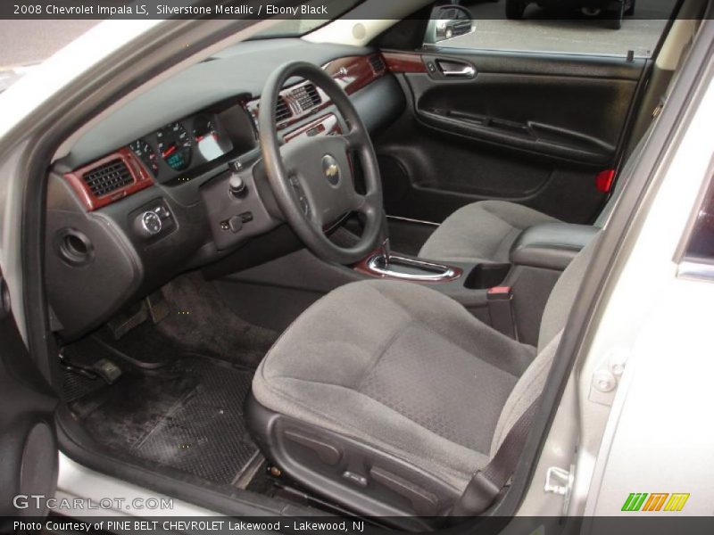 Silverstone Metallic / Ebony Black 2008 Chevrolet Impala LS