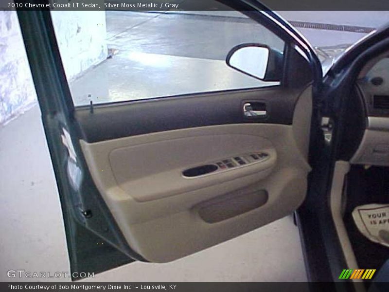 Silver Moss Metallic / Gray 2010 Chevrolet Cobalt LT Sedan