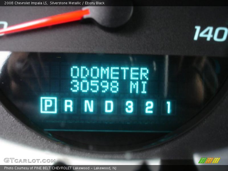 Silverstone Metallic / Ebony Black 2008 Chevrolet Impala LS