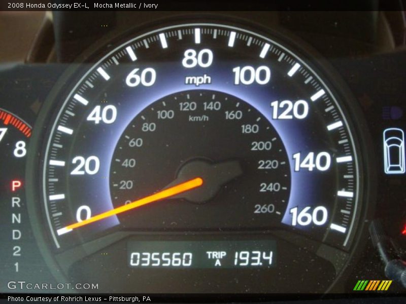 Mocha Metallic / Ivory 2008 Honda Odyssey EX-L