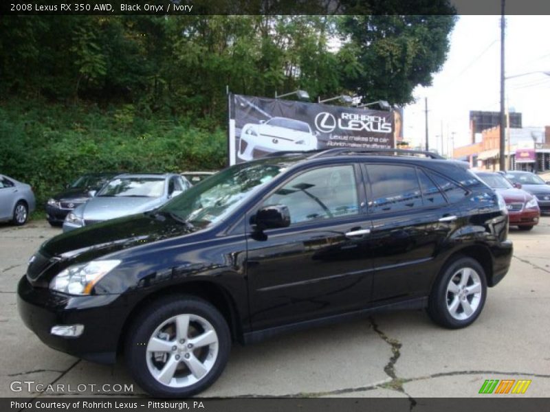 Black Onyx / Ivory 2008 Lexus RX 350 AWD