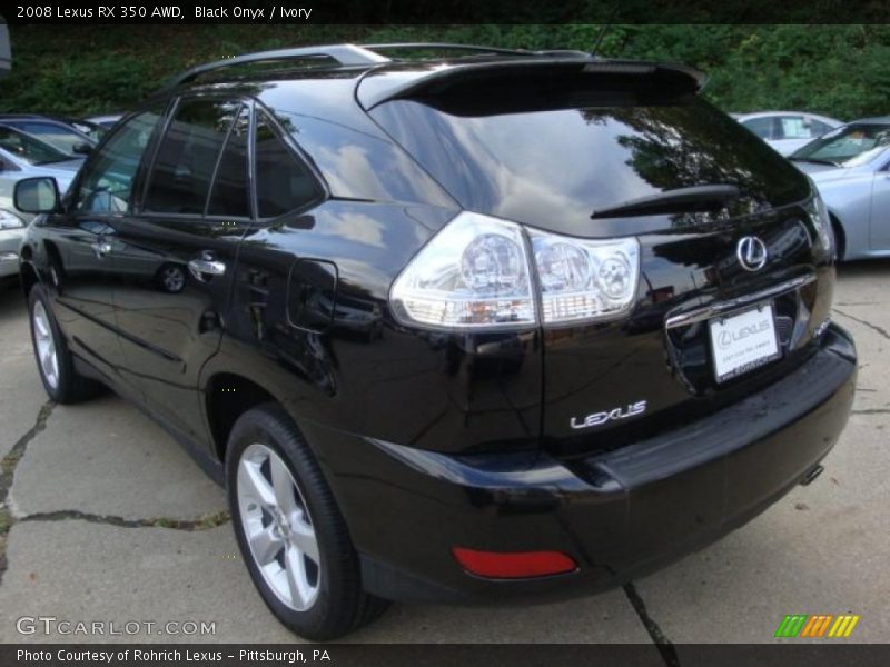 Black Onyx / Ivory 2008 Lexus RX 350 AWD