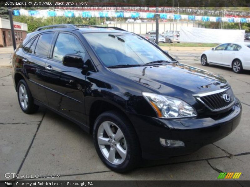 Black Onyx / Ivory 2008 Lexus RX 350 AWD