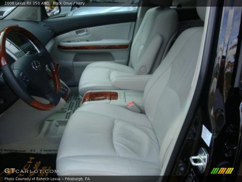 Black Onyx / Ivory 2008 Lexus RX 350 AWD