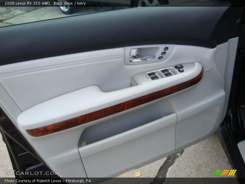 Black Onyx / Ivory 2008 Lexus RX 350 AWD