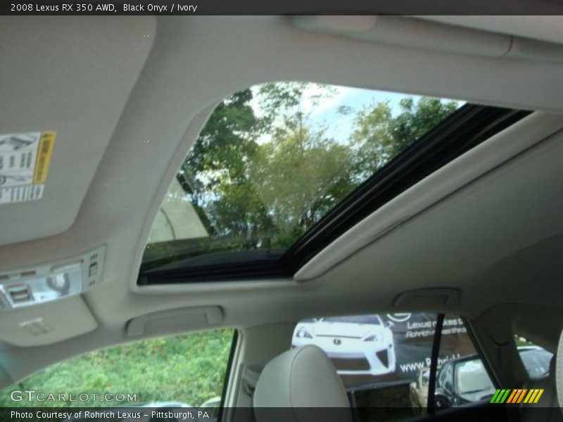 Black Onyx / Ivory 2008 Lexus RX 350 AWD