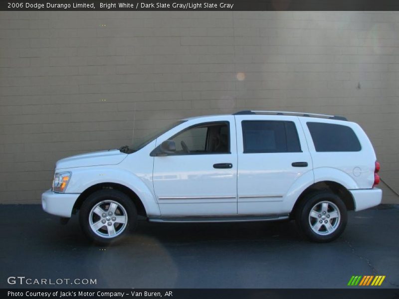 Bright White / Dark Slate Gray/Light Slate Gray 2006 Dodge Durango Limited