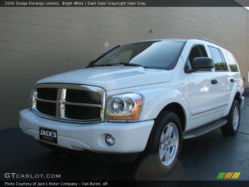 Bright White / Dark Slate Gray/Light Slate Gray 2006 Dodge Durango Limited