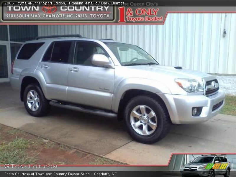 Titanium Metallic / Dark Charcoal 2006 Toyota 4Runner Sport Edition