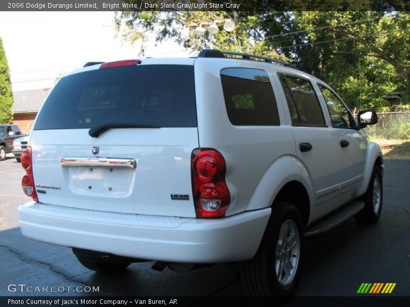 Bright White / Dark Slate Gray/Light Slate Gray 2006 Dodge Durango Limited