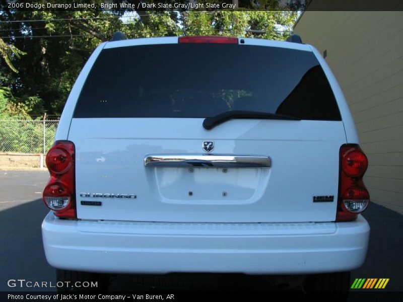 Bright White / Dark Slate Gray/Light Slate Gray 2006 Dodge Durango Limited