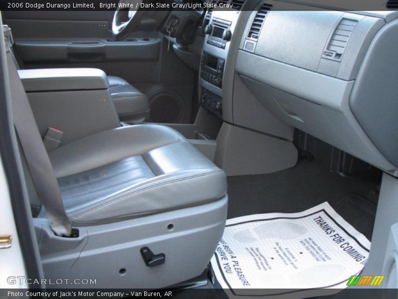 Bright White / Dark Slate Gray/Light Slate Gray 2006 Dodge Durango Limited