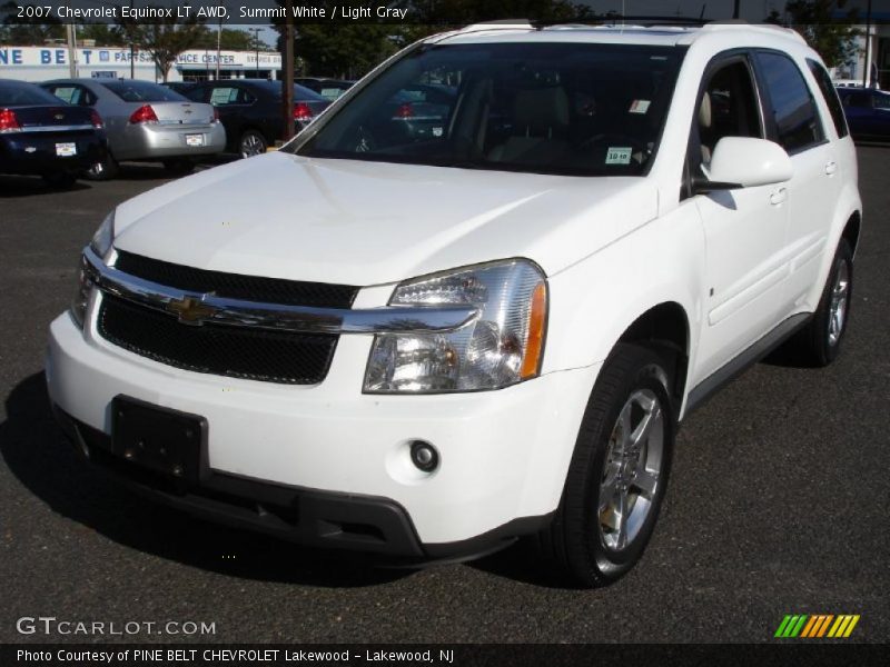 Summit White / Light Gray 2007 Chevrolet Equinox LT AWD