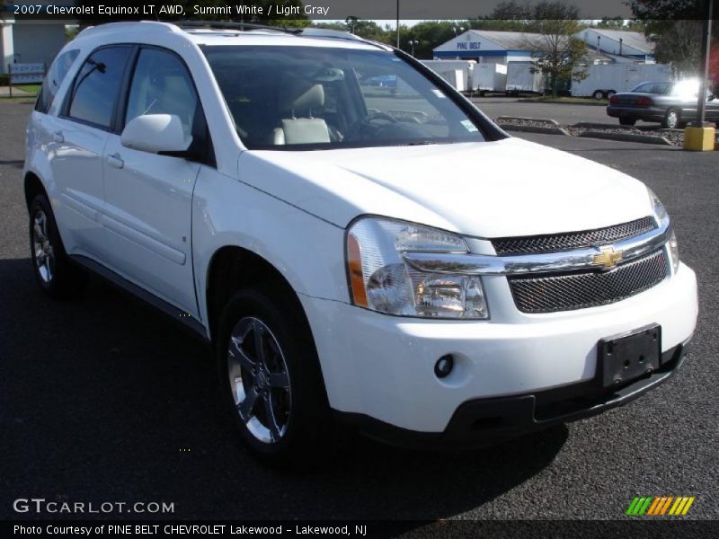 Summit White / Light Gray 2007 Chevrolet Equinox LT AWD