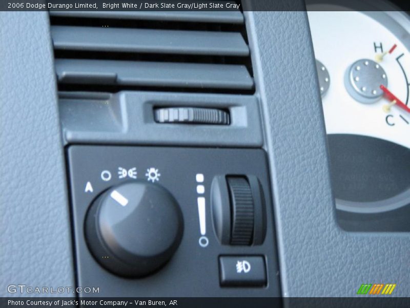 Bright White / Dark Slate Gray/Light Slate Gray 2006 Dodge Durango Limited