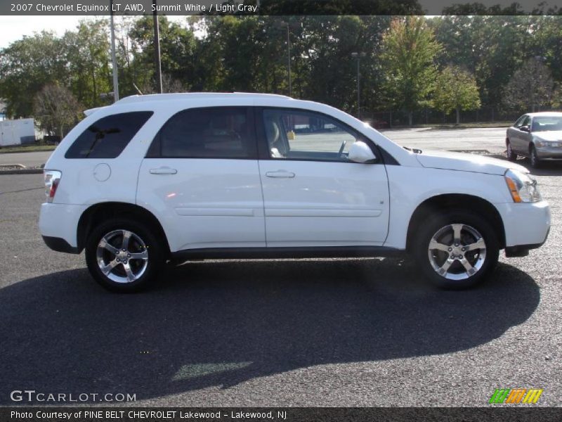 Summit White / Light Gray 2007 Chevrolet Equinox LT AWD