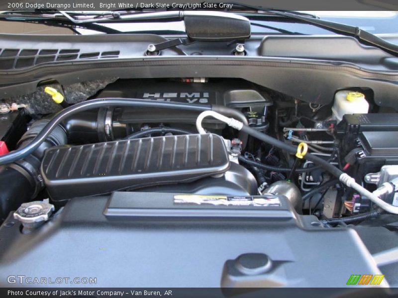 Bright White / Dark Slate Gray/Light Slate Gray 2006 Dodge Durango Limited