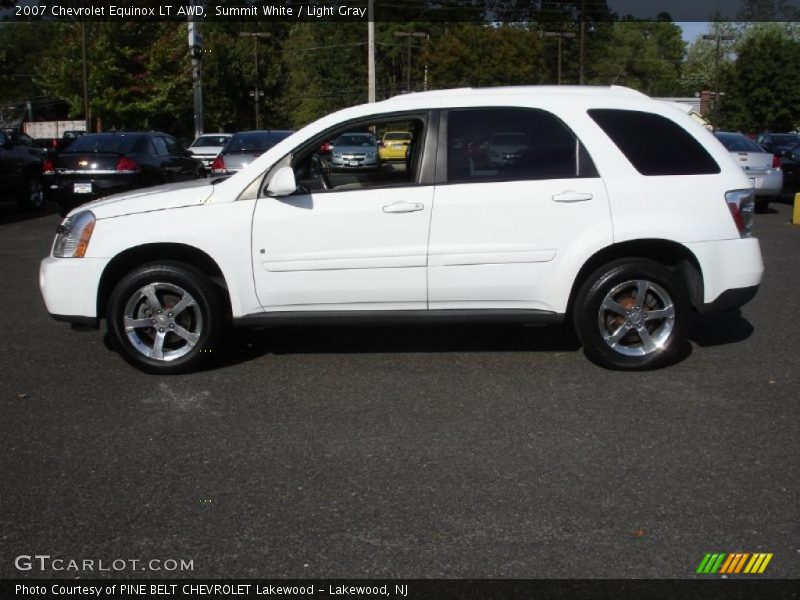 Summit White / Light Gray 2007 Chevrolet Equinox LT AWD
