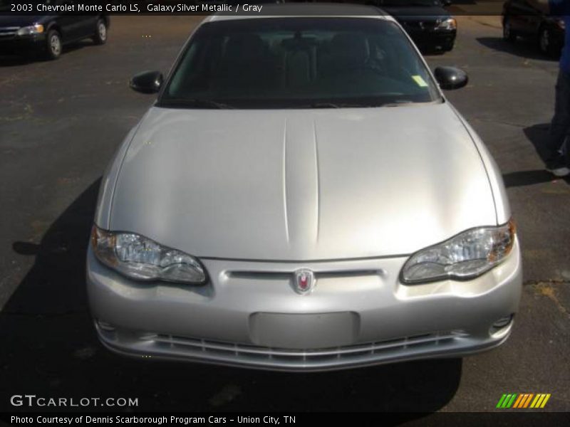 Galaxy Silver Metallic / Gray 2003 Chevrolet Monte Carlo LS