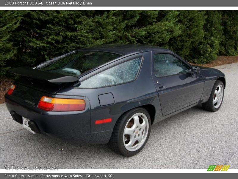 Ocean Blue Metallic / Linen 1988 Porsche 928 S4