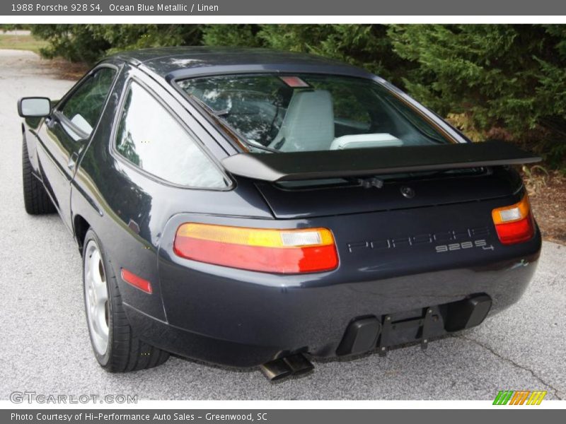 Ocean Blue Metallic / Linen 1988 Porsche 928 S4