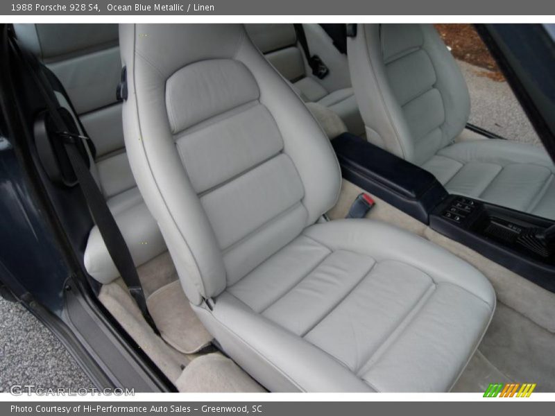 Ocean Blue Metallic / Linen 1988 Porsche 928 S4