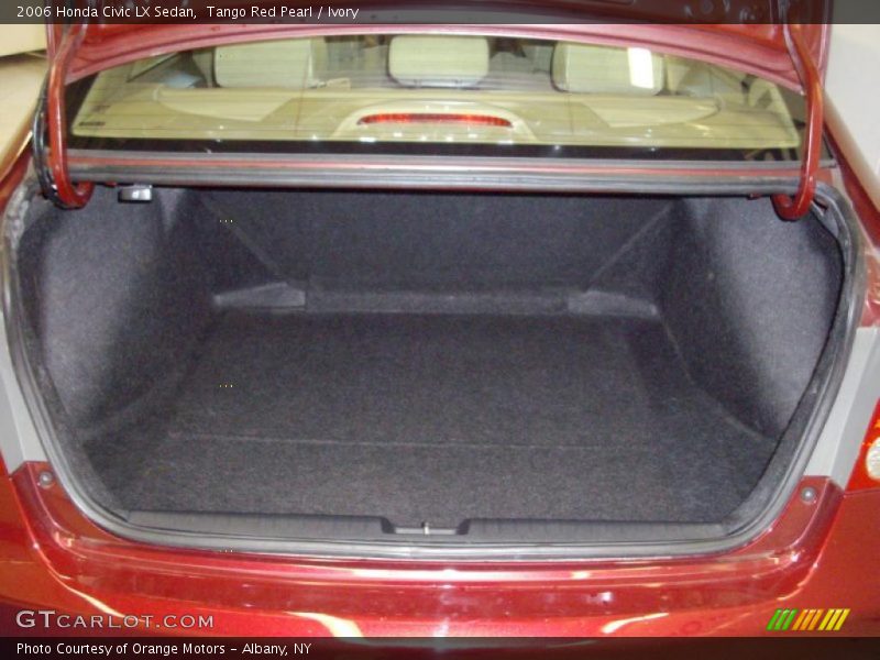 Tango Red Pearl / Ivory 2006 Honda Civic LX Sedan