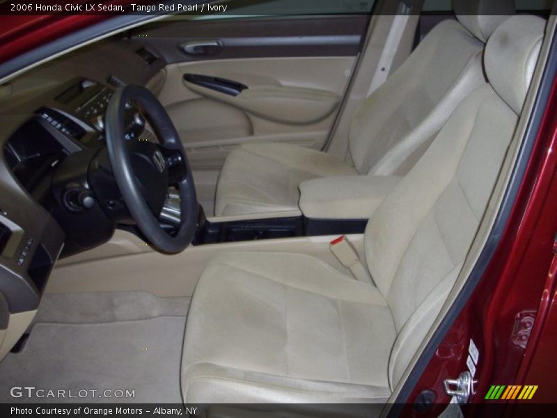 Tango Red Pearl / Ivory 2006 Honda Civic LX Sedan