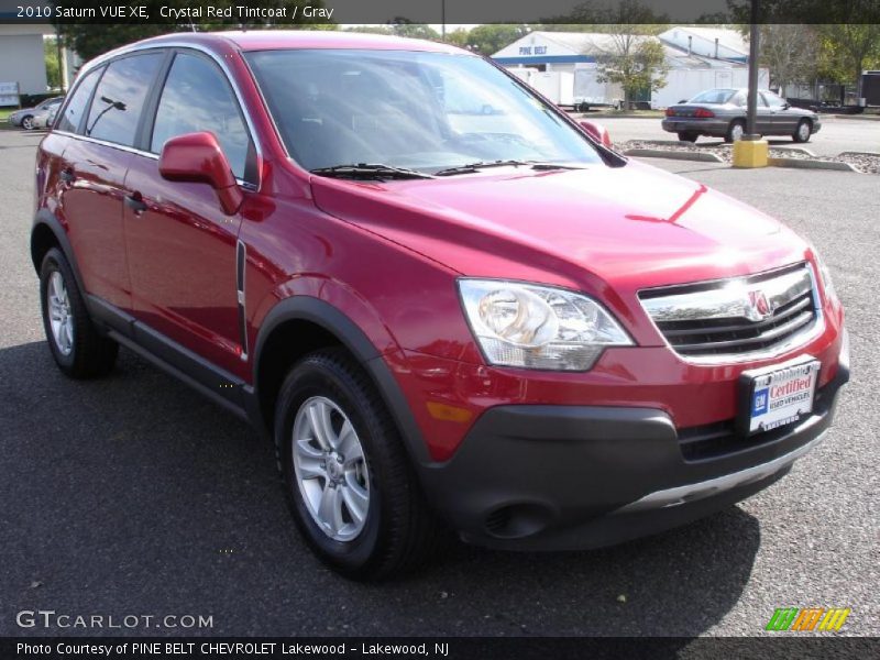 Crystal Red Tintcoat / Gray 2010 Saturn VUE XE