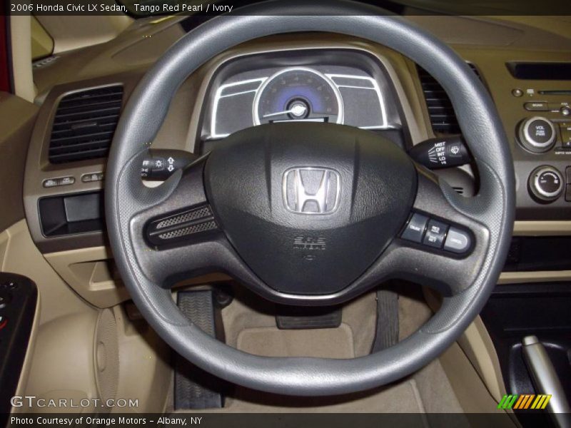 Tango Red Pearl / Ivory 2006 Honda Civic LX Sedan