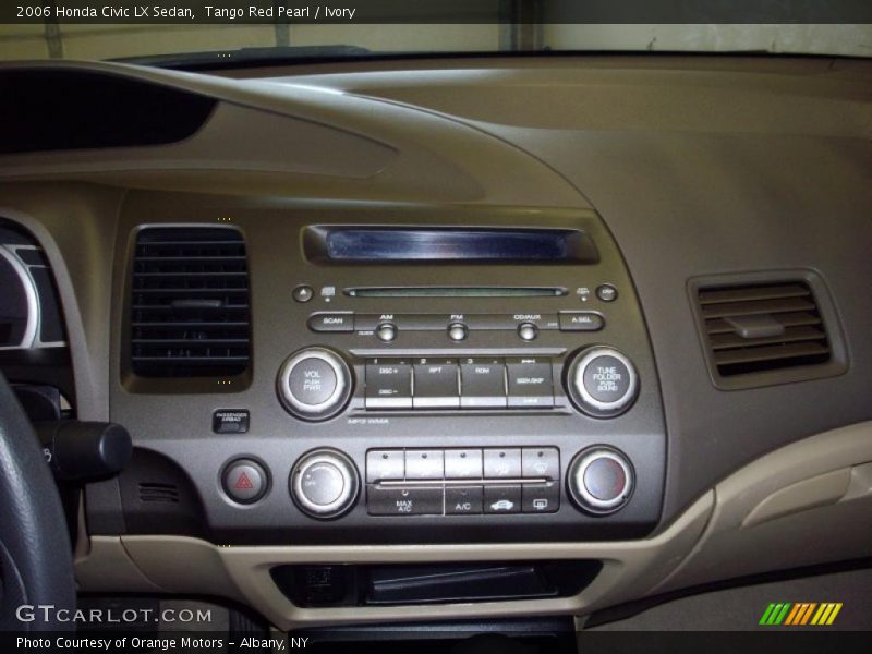 Tango Red Pearl / Ivory 2006 Honda Civic LX Sedan